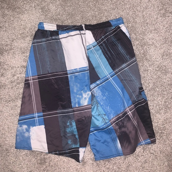 BurnSide Blue & Gray Swim Trunks size M - Picture 7 of 7